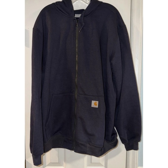 Carhartt Other - Y2K Carhartt Classic Full Zip Heavyweight‎ Hoodie Size XL 102974-410